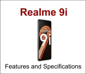 Realme 9i Smartphone Full Features and Specifications