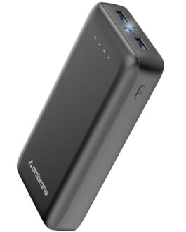 Ambrane 27000mAh Li-Polymer Powerbank with Type C and USB…