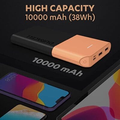 Duracell Power Bank 10000 mAh, Portable Charger, USB C/Micro... - Image 3