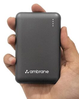 Ambrane 10000mAh Slimmest & Compact (Pocket/Bag Friendly)…