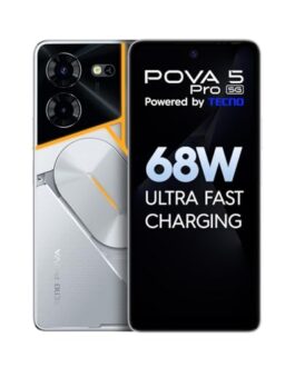 TECNO Pova 5 Pro 5G (Silver Fantasy, 8GB RAM,256GB Storage)|…