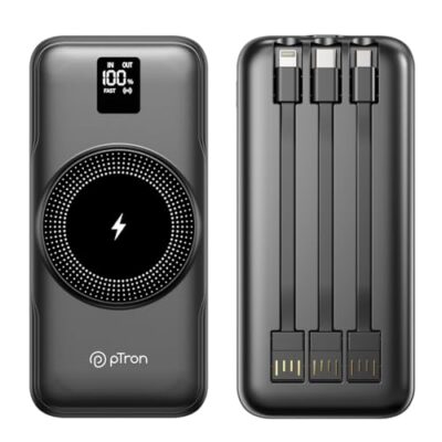 pTron Newly Launched Dynamo Arc 10000mAh 22.5W Fast Charging... - Image 2