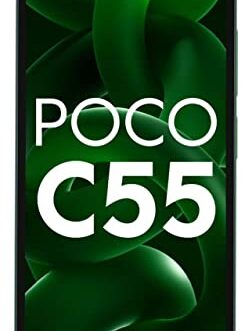 POCO C55 (Forest Green, 4GB RAM, 64GB Storage)