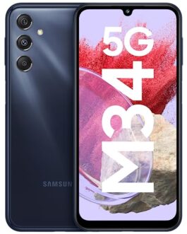 Samsung Galaxy M34 5G (Midnight Blue,8GB,256GB)|120Hz…