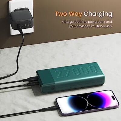 Ambrane 27000mAh Power Bank, 20W Fast Charging, Triple... - Image 9