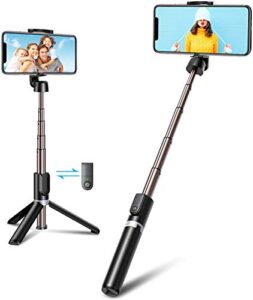 HOLD UP Selfie Stick, Extendable Selfie Stick with Wireless Remote and Tripod Stand, Portable,…