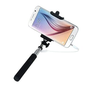 100% Wired Selfie Stick with Remote for Selfie, Video Recording , VLOGGING & Photo Shoot for All…