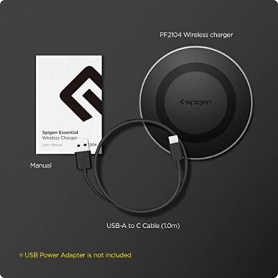 Spigen Essential Wireless Charger for iPhone 14/13/12/11/X.8... - Image 4