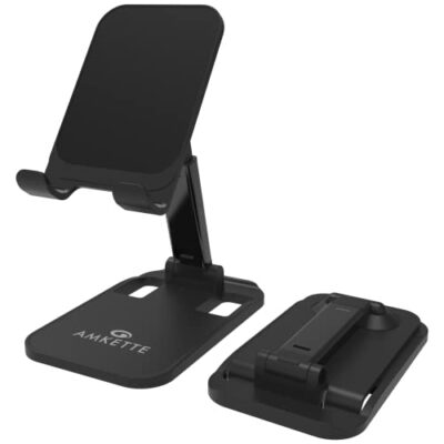 Amkette Ergo Desk Phone Holder, Foldable Mobile Stand with... - Image 2