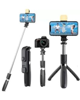 Selfie Stick for Blogger with Flash Light