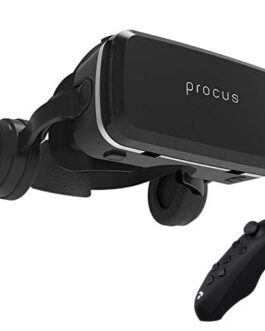 PROCUS One X VR Headset 42MM Lenses -for iOS and Android – Black (with…