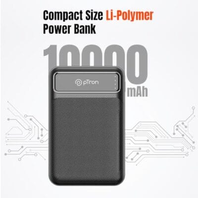 pTron Dynamo Spark 10000mAh 22.5W Nano Power Bank, Compact... - Image 3