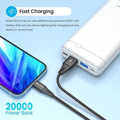 Portronics Power Brick II 20000 mAh,2.4A 12w Slim Power Bank... - Image 3