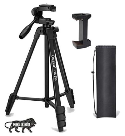 Osaka OS 550 Tripod 55 Inches (140 cm) with Mobile Holder and Carry... - Image 2