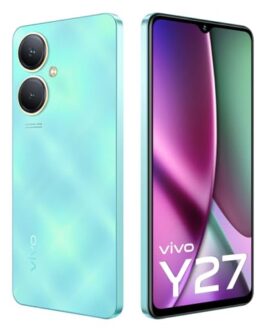 Vivo Y27 (Sea Blue, 6GB RAM, 128GB Storage) with No Cost…