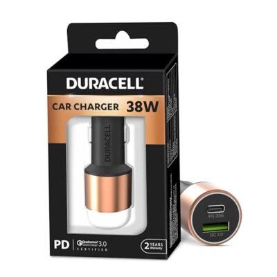 Duracell 38W Fast Car Charger Adapter with Dual Output.... - Image 2