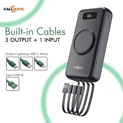 CALLMATE Wireless 20000 mAh Lithium Polymer Digital Display... - Image 4