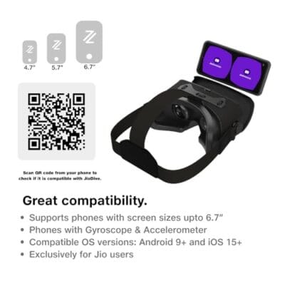 JioDive 360° VR Headset | Enjoy Live Cricket Like TATA IPL, TATA WPL &... - Image 5