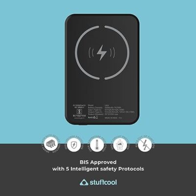 Stuffcool Click 5000mAh Made in India Magnetic Wireless... - Image 6