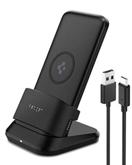 Spigen 3in1 10000mAh Wireless Charging Power Bank with USB-A…