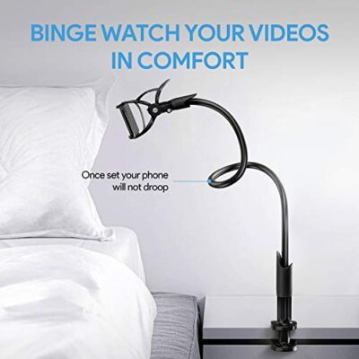 Amkette Flexi Phone Tabletop Holder, Flexible Telescopic... - Image 3