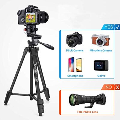 Osaka OS 550 Tripod 55 Inches (140 cm) with Mobile Holder and Carry... - Image 4