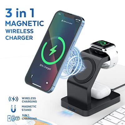 eller santé® Wireless Charger 3in1 23W Magnetic Mag-Safe for... - Image 2