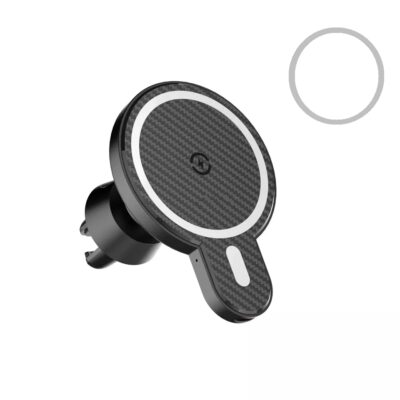 T Teclusive 15w Magnetic Car Wireless Charger Compatible for... - Image 2