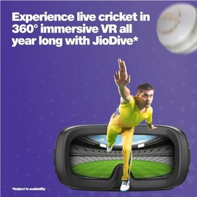 JioDive 360° VR Headset | Enjoy Live Cricket Like TATA IPL, TATA WPL &... - Image 3