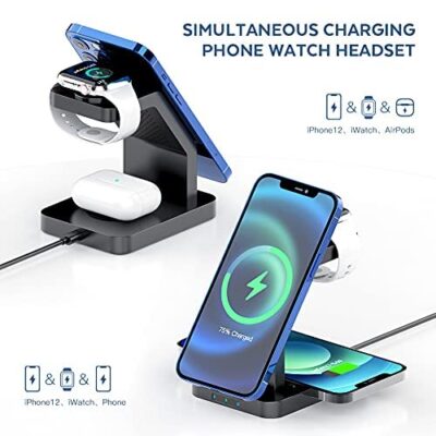 eller santé® Wireless Charger 3in1 23W Magnetic Mag-Safe for... - Image 7