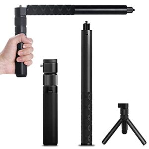 Adofys 3 in 1 Bullet Time Handle with Foldable Tripod Extension Monpod Rod for Insta 360 One X 2 /…