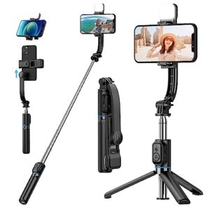 Celfiexpt Selfie Stick with Fill Light Bluetooth Selfie Stick Tripod with Detachable Mobile…