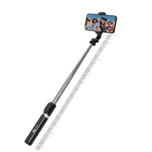 FM Enterprises Selfie Stick Tripod, Extendable All in One Phone Tripod Extendable Durable Selfie…