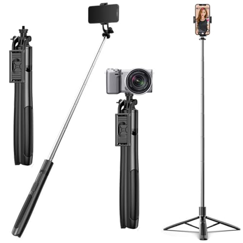 GadgetsWear Selfie Stick with Tripod Stand 360 Degree, Selfie Stick for Mobile Phone, Mobile Selfie…