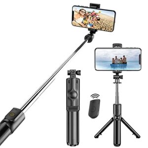 HOLD UP Extendable Selfie Stick, Bluetooth Selfie Stick with Tripod Stand and Detachable Wireless…