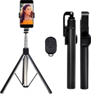 HOLD UP Super Long Selfie Stick Tripod, Extra-Long Selfie Stick with Large Reinforced Tripod Stand…