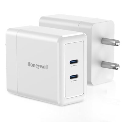 Honeywell Zest Charger GaN 45W, Ultra-Fast Wall Charger with...