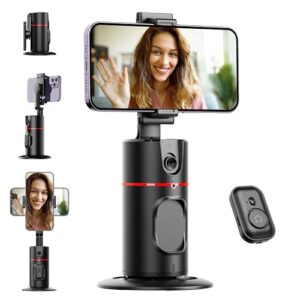 Kidoca Auto Tracking Phone Holder, Auto Face Tracking Tripod, Portable All-in-one Smart Selfie Stick…