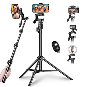 Phone Tripod-70 inch Stable & Portable Travel Tripod Stand with Remote, Selfie Stick Tripod…