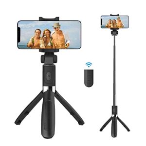 Powerpak LS-1818-2 Bluetooth Extendable Selfie Sticks with Wireless Remote | 2 in 1 Function Sturdy…