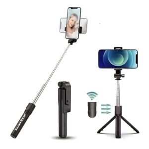 Sharp Beak Bluetooth Extend Selfie Sticks with Wireless Remote and Tripod Stand, 3-in-1…