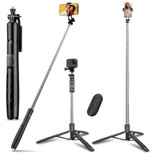 Wecool S5-s Selfie Stick with Tripod Stand 360 Degree,62 inch Long Selfie Stick for Mobile…