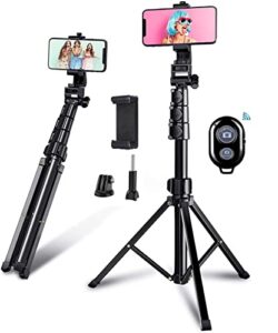 Yantralay Phone Vlogging Selfie Stick with Tripod Stand for Ring Light,Mobile Holder & GoPro Mount…