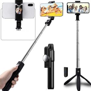 Adofys Selfie Stick Tripod Stand Holder Extendable with Bluetooth Remote Compatible with Samsung…