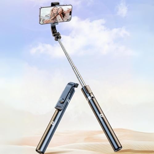 GADGETSWEAR Selfie Stick with Tripod Stand, (6 Months Extended Warranty), 170CM/ 67inch Selfie Stick…