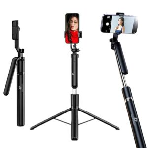 GADGETSWEAR Selfie Stick with Tripod Stand(6 Month Warranty), 170CM/ 67inch Extra Long Selfie Stick…