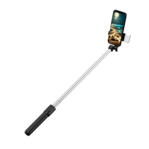 INDRAMANSHA Selfie Stick Tripod with Detachable Wireless Remote, Compatible with Android, iPhone…