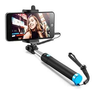 Kimloo Selfie Stick for All Mobile Phones (Multi Colour)