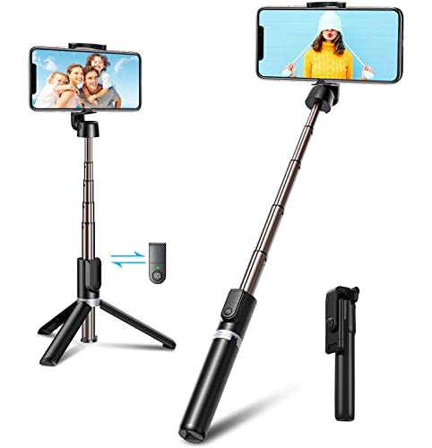 Maizic Smartstudio Bluetooth Wireless Selfie Sticks Extendable Foldable with Remote Tripod Stand,…