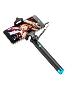 PDY FASHION Selfie Stick For Mobile Phone For Clicking Photos&Making Video With Attached Aux Cable…